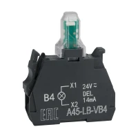 Световой блок OptiSignal D22 A45-LB-VB4 красный 24VACDC ZBVB4 КЭАЗ 332203 Световой блок OptiSignal D22 A45-LB-VB4 красный 24VACDC ZBVB4 КЭАЗ 332203