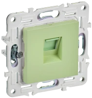 SKANDY Розетка компьютерная RJ45 кат.5E SK-K01G мятный IEK SK-K10-1-K06