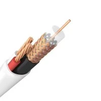 Кабель видеонаблюдения КВК-В-2 2х0.5мм (Cu/ССA) 200м белый CADENA SOFT Cadena KVK-V2-2x0.5SOFT 54732