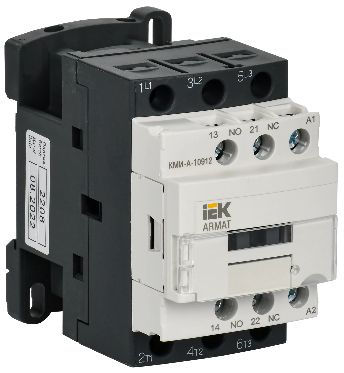 ARMAT Контактор КМИ-А-10912 LC1D 9А 230В/АС3 1НО/1НЗ IEK AR-ACC-11-009-230-11 ARMAT Контактор КМИ-А-10912 LC1D 9А 230В/АС3 1НО/1НЗ IEK AR-ACC-11-009-230-11