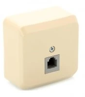 ЭТЮД Розетка телефонная 1xRJ11 наружная бежевая Systeme Electric TELA-001K ЭТЮД Розетка телефонная 1xRJ11 наружная бежевая Systeme Electric TELA-001K