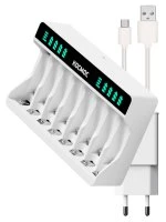 Зарядное устройство для АА, ААА 8 слотов Космос KOC520