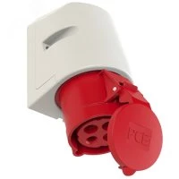 Розетка настенная 32А/400V/3P+E/IP44 PCE 124-6 00-00002355 Розетка настенная 32А/400V/3P+E/IP44 PCE 124-6 00-00002355