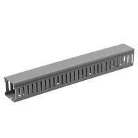 Кабель канал KK-25-25-PERF перфорированный 25х25 серый ЭРА Б0050771