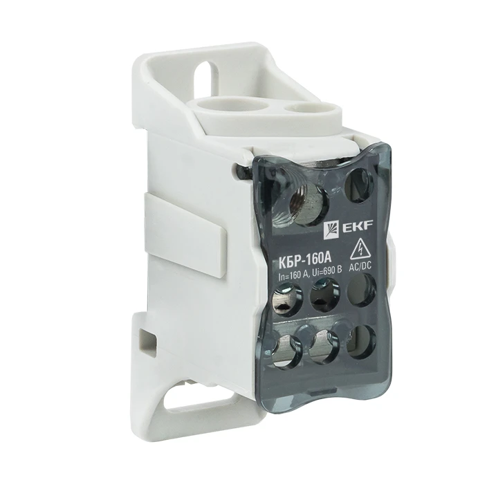 Блок распределительный (КБР) крепеж на панель и   DIN 160A EKF plc-kbr160 Блок распределительный (КБР) крепеж на панель и   DIN 160A EKF plc-kbr160