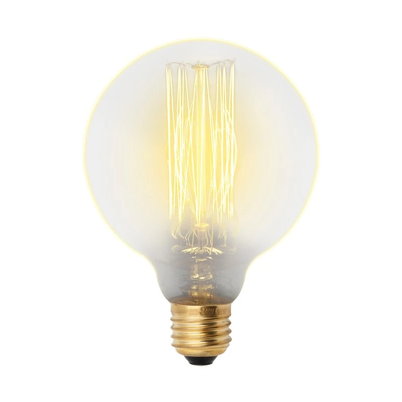 Лампа накаливания декоративная ДШ 60 вт 300 Лм E27 Vintage IL-V-G80-60/GOLDEN/E27 VW01 Uniel UL-00000478 Лампа накаливания декоративная ДШ 60 вт 300 Лм E27 Vintage IL-V-G80-60/GOLDEN/E27 VW01 Uniel UL-00000478