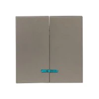 Валенсия лицевая панель выключателя 2-кл. с индикатором 10А кашемир EKF ESV10-L-123-40 Валенсия лицевая панель выключателя 2-кл. с индикатором 10А кашемир EKF ESV10-L-123-40