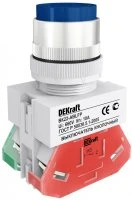 Кнопка ABLFP 22мм синяя 220В ВK-22 Dekraft 25022DEK Кнопка ABLFP 22мм синяя 220В ВK-22 Dekraft 25022DEK