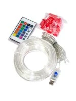 Гирлянда влагозащитная Дюралайт 10м (нить в трубе 0,8мм) + 30 клипс Космос KOC_GIR-U101