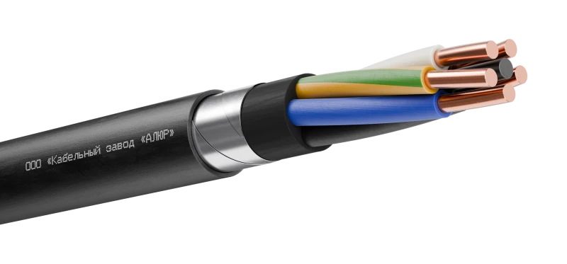 Кабель силовой ВБШв 5х10 (N.PE)-1 однопроволочный барабан АЛЮР 00-00002879