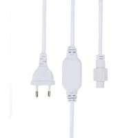 Комплект подключения для уличных гирлянд 230В / 4А, провода белый, IP65 Neon-Night 303-500-1 Комплект подключения для уличных гирлянд 230В / 4А, провода белый, IP65 Neon-Night 303-500-1