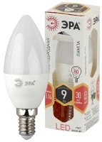 Лампа светодиодная LED 9 Вт 720Лм 2700К свеча теплый E14 170-265В LED B35-9W-827-E14 Standart ЭРА Б0027969
