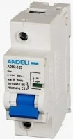 Выключатель автоматический 1P 125A 10кА тип D (8-12in) ADB3-125h ANDELI ADL01-666 Выключатель автоматический 1P 125A 10кА тип D (8-12in) ADB3-125h ANDELI ADL01-666