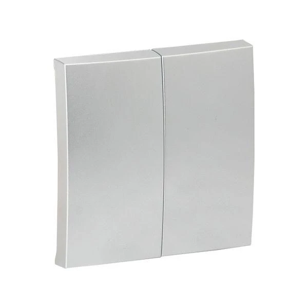 Валенсия лицевая панель выключателя 2-кл. 10А сталь EKF ESV10-L-023-30 Валенсия лицевая панель выключателя 2-кл. 10А сталь EKF ESV10-L-023-30