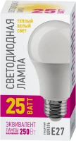 Лампа светодиодная 25вт OLL-A60-25-230-2.7K-E27-PROMO ОНЛАЙТ 90446 32029