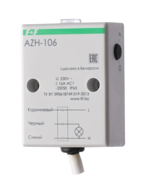 Фотореле AZH-106 Евроавтоматика F&F EA01.001.002 Фотореле AZH-106 Евроавтоматика F&F EA01.001.002