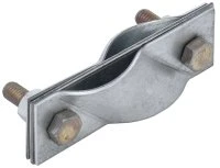 Зажим заземления диагональный стержень-стержень оцинкованная сталь IEK ZGC42-11-1-16