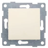 Выключатель одноклавишный Ugra, механизм 10А, 250В, бежевый GUSI ELECTRIC С11В1-003
