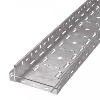 Лоток перфорированный Стандарт INOX (AISI 409) 200х50х3000 (0,8 мм) (6 м/уп) Промрукав PR16.2417