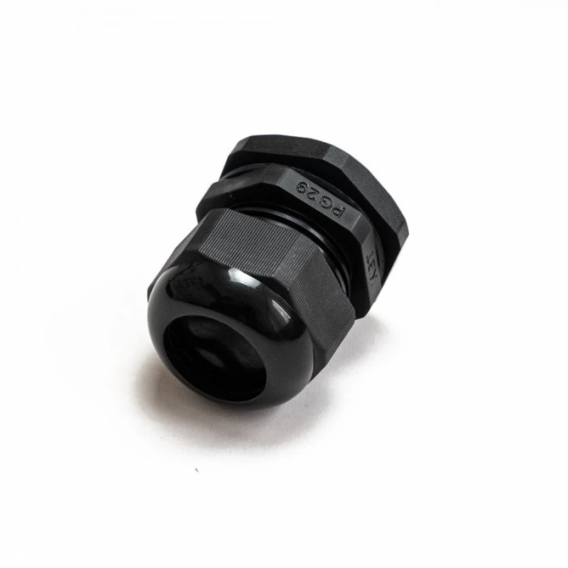 Сальник PG 29 (IP68) d отверстия 18-25 мм черный (10 шт/уп) Промрукав PR08.7078