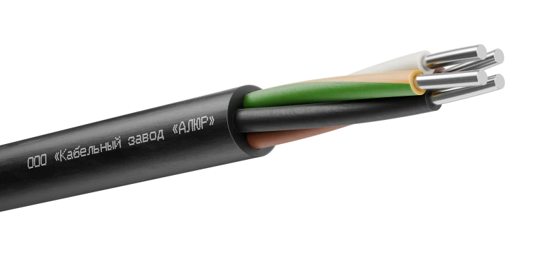 Кабель силовой АВВГ 4х4 (PE)-0.660 однопроволочный АЛЮР 00-00000934