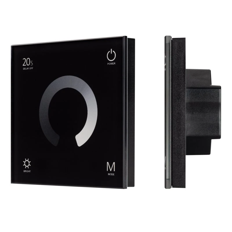 Панель SMART-P4-DIM-G-IN Black (12-24V, 4x3A, Sens, 2.4G) (IP20 Пластик, 5 лет) Arlight 034778 Панель SMART-P4-DIM-G-IN Black (12-24V, 4x3A, Sens, 2.4G) (IP20 Пластик, 5 лет) Arlight 034778