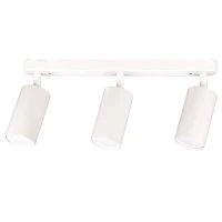 Светильник накладной, ARTON, поворотный, цилиндр, 350x55x160мм, 3хGU10, алюминий, белый, 59990 6, Ritter RITTER