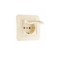 Lillium крем/крем розетка с крышкой Makel 70229