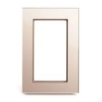 Рамка 2-местная (без перемычки), Катрин, шампань Stekker STEKKER GFR00-7012-02 39567