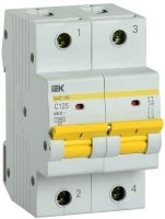 Выключатель автоматический ВА47-150 2Р 125А 15кА характеристика C IEK MVA50-2-125-C