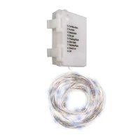 Гирлянда светодиодная Роса DC-G03-120W, 120 бел. microLED, 12.1 м., 8 реж., 3xAA ФAZA JazzWay 5047839