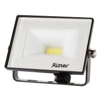 Прожектор светодиодный, серия PROFI, 230В, 10Вт, 2700К, 1000Лм, IP65, гарантия 5 лет, черный, 53425 3, Ritter RITTER