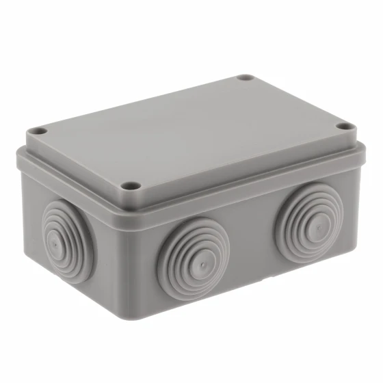 Коробка распаячная KORv-120-80-50-6g открытой     установки на винтах 6 гермовводов IP55 ЭРА Б0052730 Коробка распаячная KORv-120-80-50-6g открытой     установки на винтах 6 гермовводов IP55 ЭРА Б0052730
