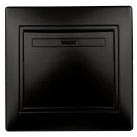 Переключатель Intro Plano 1-108-05 промежуточный, 10А-250В, IP20, СУ, антрацит Б0053823