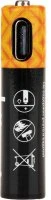 Аккумулятор, USB-C, Li-Ion, AАA,1.5V, 450 мАч, 2шт., кабель для зарядки, 62012 9, duwi Duwi Аккумулятор, USB-C, Li-Ion, AАA,1.5V, 450 мАч, 2шт., кабель для зарядки, 62012 9, duwi Duwi