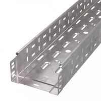 Лоток перфорированный Стандарт INOX (AISI 409) 150х80х3000 (0,7 мм) (6 м/уп) Промрукав PR16.2415