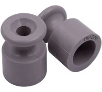 Изолятор для наружного монтажа, пластик, цвет титан (10 шт/уп) Bironi B1-551-26-10