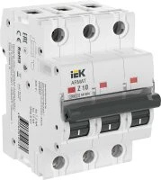 ARMAT Выключатель автоматический трехполюсный M10N Z 10А IEK AR-M10N-3-Z010