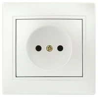Розетка Intro Plano 1-201-06 без заземления 2P Б0053869