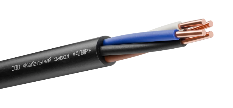 Кабель силовой ВВГнг(А)-LS 4х1.5(ок)(N)-0.660 однопроволочный АЛЮР 00-00005479