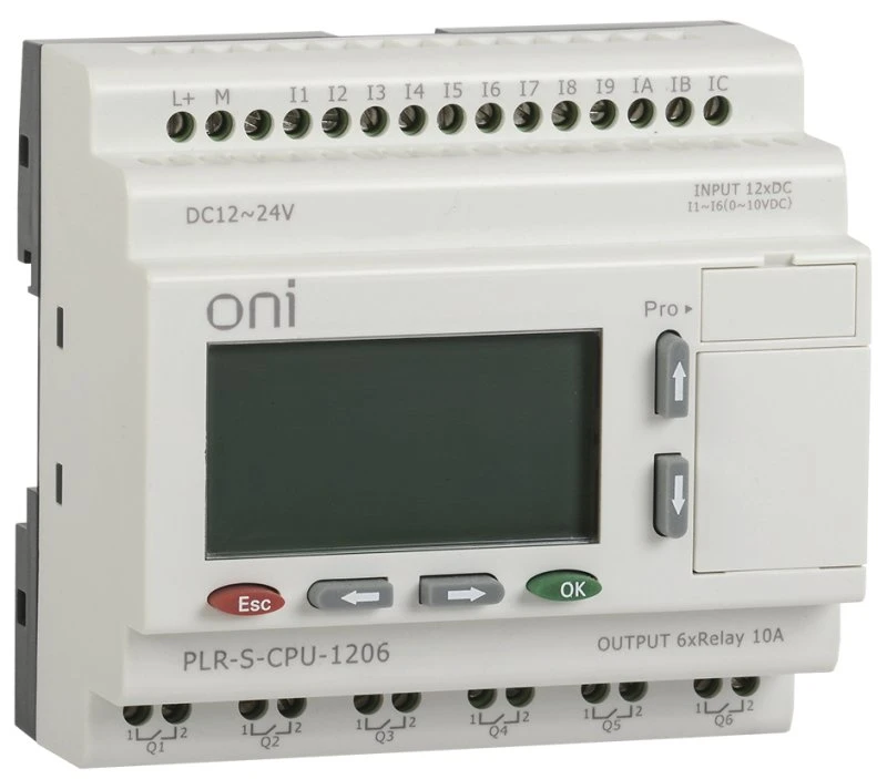 Реле логическое PLR-S. CPU1206 ONI PLR-S-CPU-1206 Реле логическое PLR-S. CPU1206 ONI PLR-S-CPU-1206
