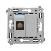 Avanti Розетка TV в стену оконечная 2 модуля      Закаленная сталь DKC 4404503