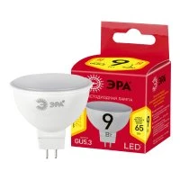 Лампа светодиодная LED 9 Вт 720Лм 2700К софит теплый GU5.3 220-240В LED MR16-9W-827-GU5.3 Red Line ЭРА Б0054239 Лампа светодиодная LED 9 Вт 720Лм 2700К софит теплый GU5.3 220-240В LED MR16-9W-827-GU5.3 Red Line ЭРА Б0054239