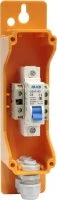 Коробка соединительная HS-1655-1SB -G(с автоматическим выключателем и 2-мя клеммниками) IP67 RAL 1033 ЭЛКА E6605 Коробка соединительная HS-1655-1SB -G(с автоматическим выключателем и 2-мя клеммниками) IP67 RAL 1033 ЭЛКА E6605
