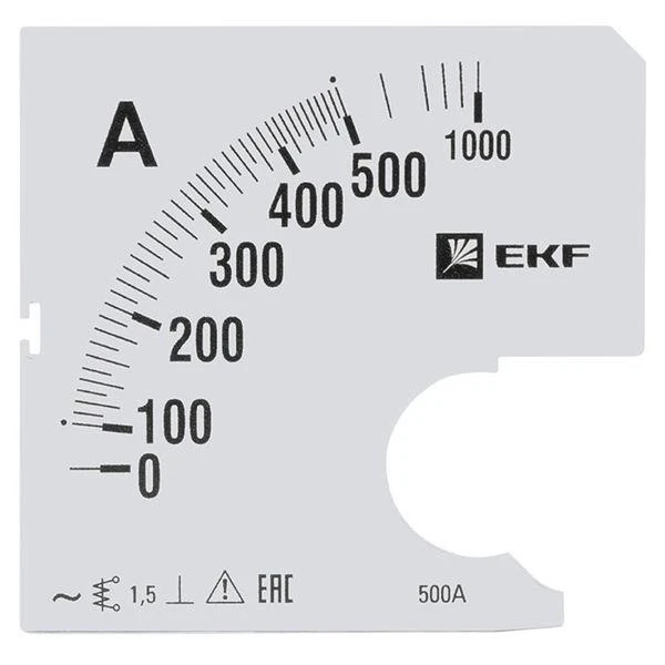 Шкала сменная для A961 500/5А-1.5 PROxima EKF s-a961-500 Шкала сменная для A961 500/5А-1.5 PROxima EKF s-a961-500