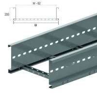 Кабельный лоток лестничного типа серии WIDE SPAN, высота - 200 мм, ширина - 518 мм, длина - 6000 мм, толщина - 2 мм, кратность - 6м, SZ - Оцинкованная сталь (методом Sendzimir) VERGOKAN KLW500 Кабельный лоток лестничного типа серии WIDE SPAN, высота - 200 мм, ширина - 518 мм, длина - 6000 мм, толщина - 2 мм, кратность - 6м, SZ - Оцинкованная сталь (методом Sendzimir) VERGOKAN KLW500