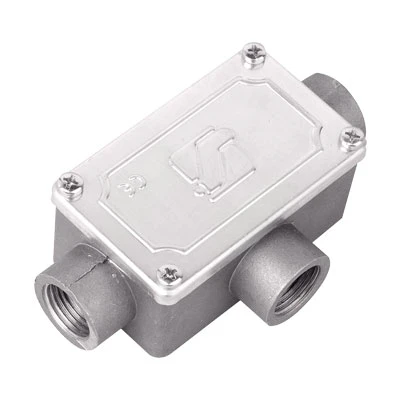 Коробка ответвительная алюминиевая 3 ввода М25х1.5 IP55 118х67х42мм DKC 6330-25 Коробка ответвительная алюминиевая 3 ввода М25х1.5 IP55 118х67х42мм DKC 6330-25