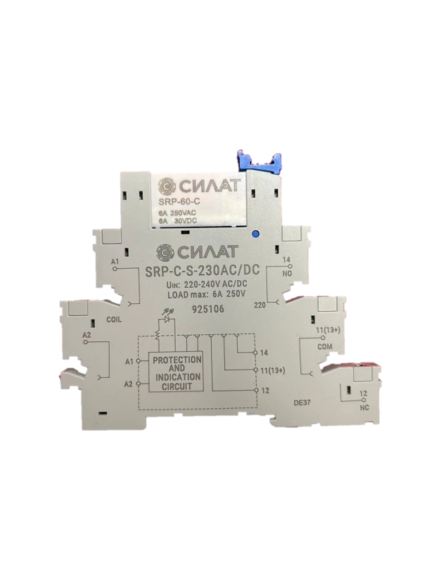 Релейный модуль 220-240V AC/DC винт.зажим Силат 925106 Релейный модуль 220-240V AC/DC винт.зажим Силат 925106