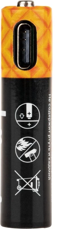 Аккумулятор, USB-C, Li-Ion, AАA,1.5V, 450 мАч, 2шт., кабель для зарядки, 62012 9, duwi Duwi Аккумулятор, USB-C, Li-Ion, AАA,1.5V, 450 мАч, 2шт., кабель для зарядки, 62012 9, duwi Duwi