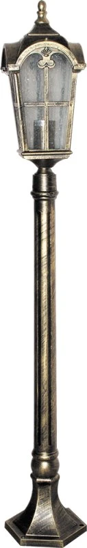 Светильник НТУ-60w столб-1.12м Е27 IP44 черное золото FERON PL107 11299 Светильник НТУ-60w столб-1.12м Е27 IP44 черное золото FERON PL107 11299